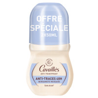 Rogé Cavaillès Absorb+ Roll On 2x50ml - Anti-traces, Respecte la Peau