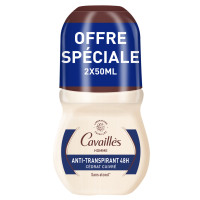 Rogé Cavailles L'Homme Déo 48H 2x50ml - Peaux Sensibles, Anti-Traces