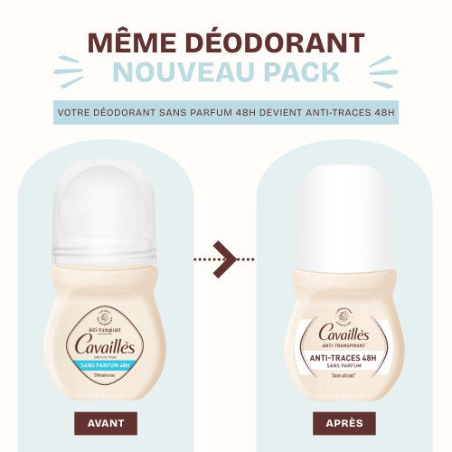 Rogé Cavaillès Absorb+ 48H Déo Roll-On 50ml - Protection Durable