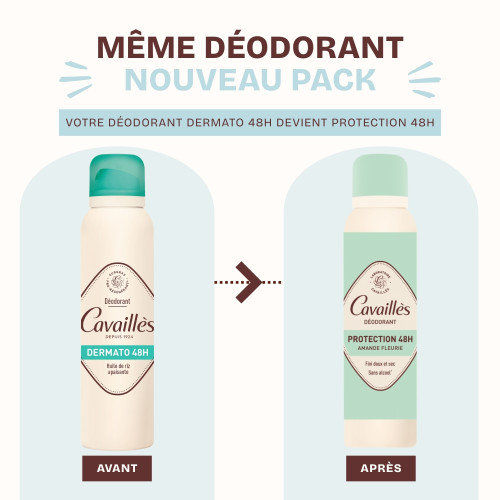 Rogé Cavaillès Déo Dermato 48H Spray 2x150ml - Protection Douceur