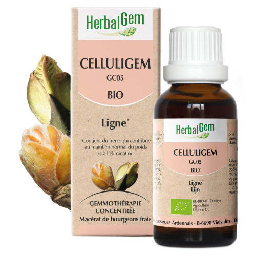 HerbalGem Celluligem Bio 30ml - Lutte contre Cellulite