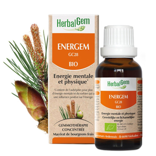 HERBALGEM Energem Bio 30ml - Boost Énergie Mentale et Physique