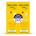 Weleda Crème Change Bébé Calendula 2x75ml - Apaise et Protège