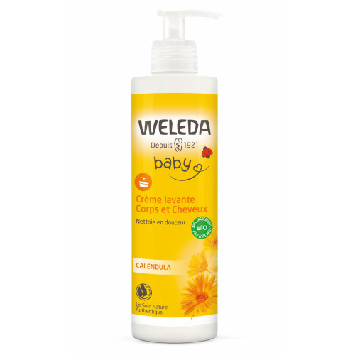 Weleda Crème Lavante Bébé Calendula 400ml - Douceur et Hydratation