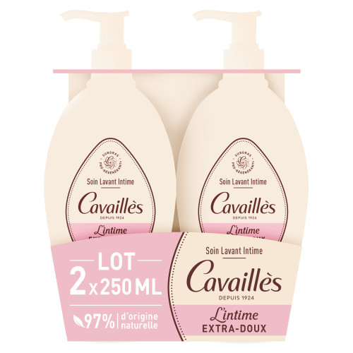 Soin Lavant Intime Extra-Doux Lot de 2 x 250 ml