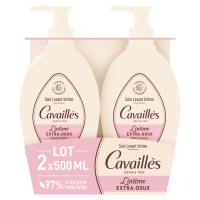 Soin Lavant Intime Extra-Doux Lot de 2 x 500 ml