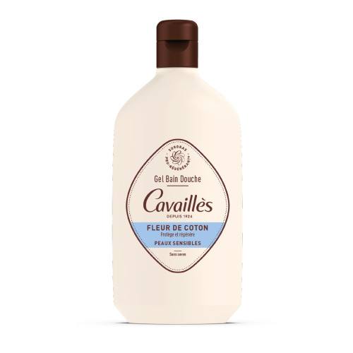 Gel Bain Douche Peaux Sensibles Fleur de Coton 400 ml