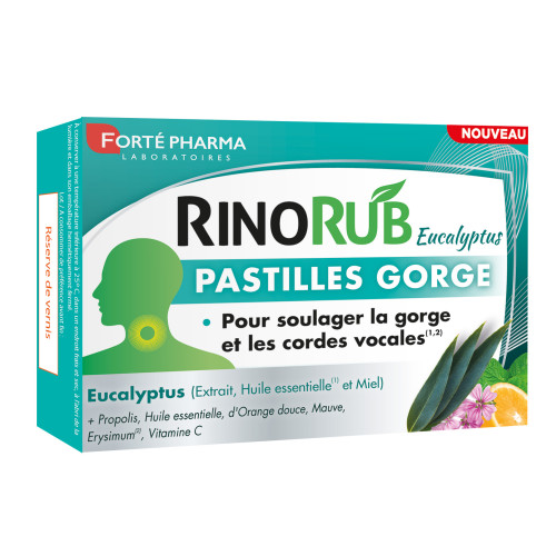 RinoRub Pastilles Gorge 20 Pastilles