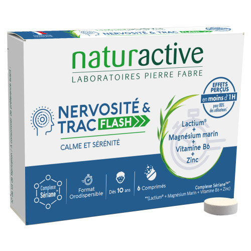 Nervosité et Trac Flash 6 comprimés