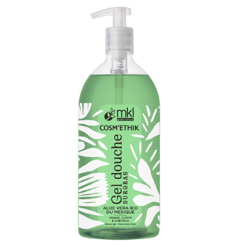 Cosm'Ethik Gel Douche Surgras Aloe Vera Bio du Mexique 1 L