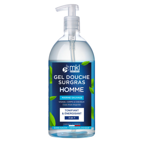 Gel douche Homme Marine sauvage 1 L
