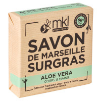 Savon de Marseille surgras à l'Aloe Vera 100 g