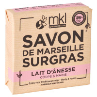 Savon de Marseille surgras lait d'ânesse 100 g