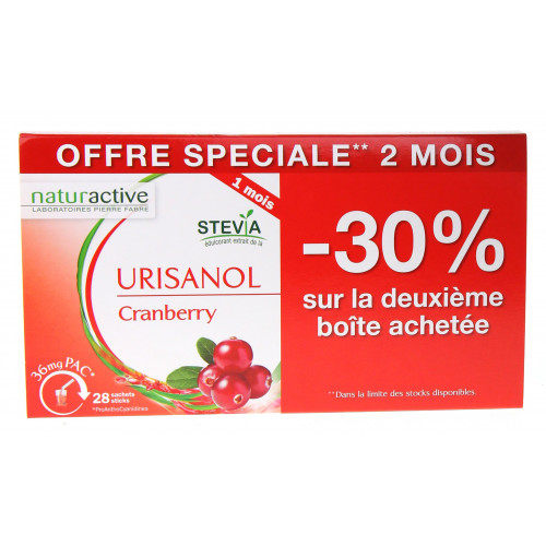 NATURACTIVE Urisanol Cranberry Sticks Offre Spéciale 2 Mois-6545