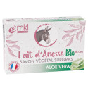 MKL Savon Lait d'ânesse Aloe Vera 100g Hydratant et Régénérant
