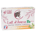 MKL Savon Lait d'Ânesse Bio 100g Peau Douce et Régénérée Pharma360