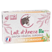 MKL Savon Lait d'Ânesse Bio 100g Peau Douce et Régénérée Pharma360