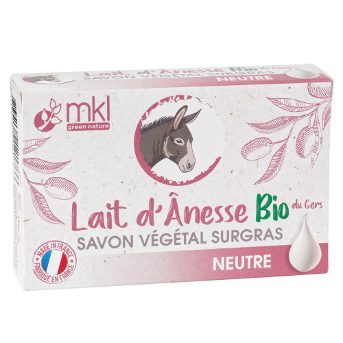 MKL Savon Lait d'ânesse Bio 100g Peau Douce et Souple Pharma360