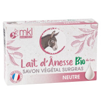 MKL Savon Lait d'ânesse Bio 100g Peau Douce et Souple Pharma360