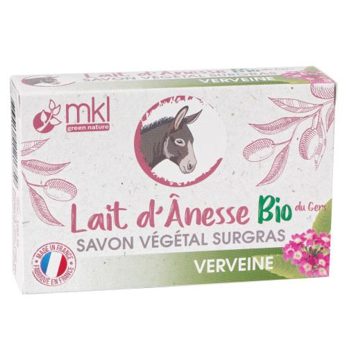 MKL Savon Lait d'ânesse Bio Verveine 100g Peau Rafraîchie Pharma360
