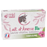 MKL Savon Lait d'ânesse Bio Verveine 100g Peau Rafraîchie Pharma360