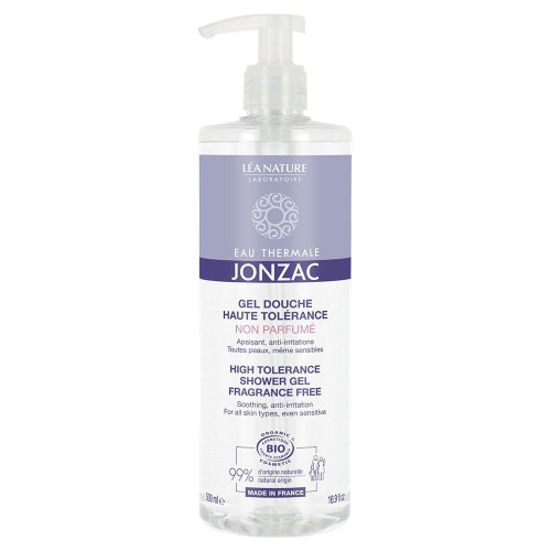 Jonzac Gel Douche Haute Tolérance 500ml Apaisant Peaux Sensibles
