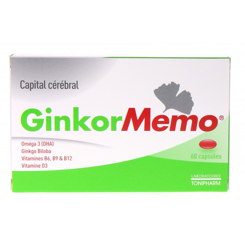 TONIPHARM Ginkor Memo Capital Cérébral-6547