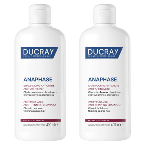 Ducray Anaphase Shampooing Antichute 2x400ml Cheveux Forts Pharma360