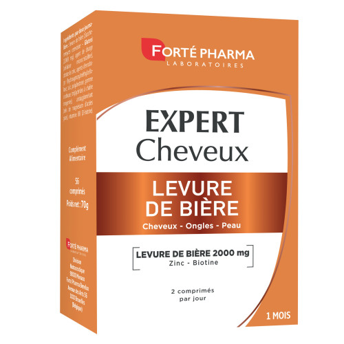 Forté Pharma Levure de Bière 2000 56 Comprimés Beauté Peau Cheveux Ongles