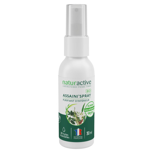 Naturactive Assaini'Spray Bio 50ml Purifie l'air intérieur efficacement