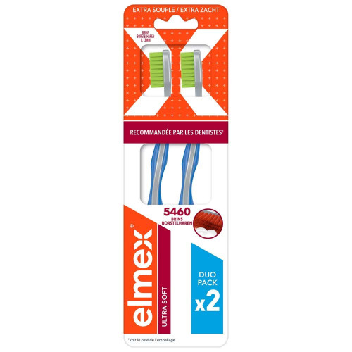 Elmex Ultra Soft 2 Brosses à Dents Pour Gencives Sensibles Pharma360