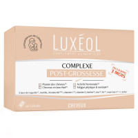 Luxéol Complexe Post-Grossesse 90 Gélules Pousse Cheveux Fatigue