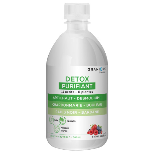 Détox Hépatique Granions - 500ml : Élimine Toxines & Soutient Foie