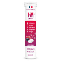 Granions Hydrop : Pastilles fruits rouges, hydratation & énergie