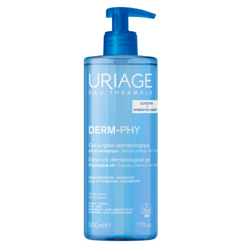 URIAGE Gel Surgraissant Dermato - Nettoyage Doux 500ml