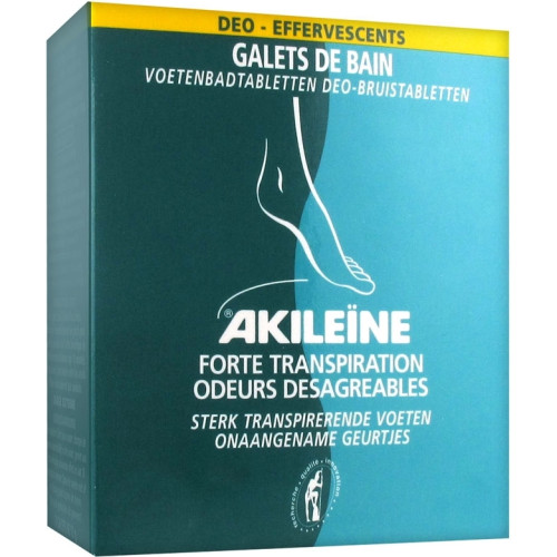 AKILEINE Galets Bain Déo Effervescents 84g - Pieds Frais Assainis