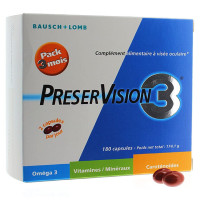BAUSCH & LOMB Preservision 3 - 180 Capsules
