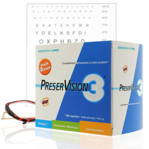 BAUSCH & LOMB Preservision 3 - 180 Capsules