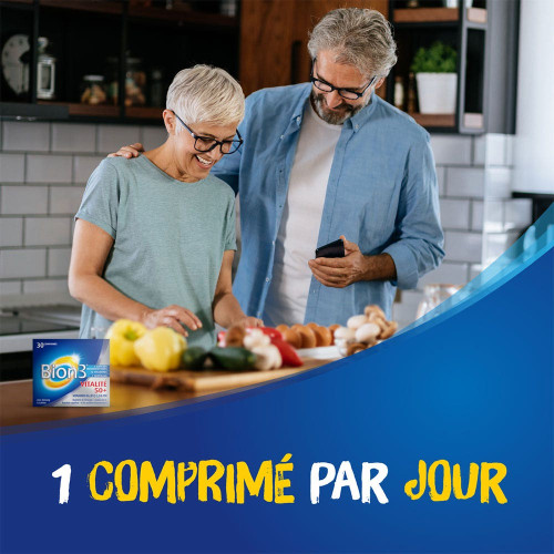 BION3 Vitalité 50+ Seniors 90 Comprimés - Boostez votre forme !