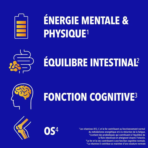 BION3 Vitalité 50+ Seniors 90 Comprimés - Boostez votre forme !