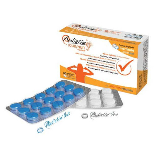 Audistim Pharma 60 Comprimés - Bien-être Auditif et Anti-Stress