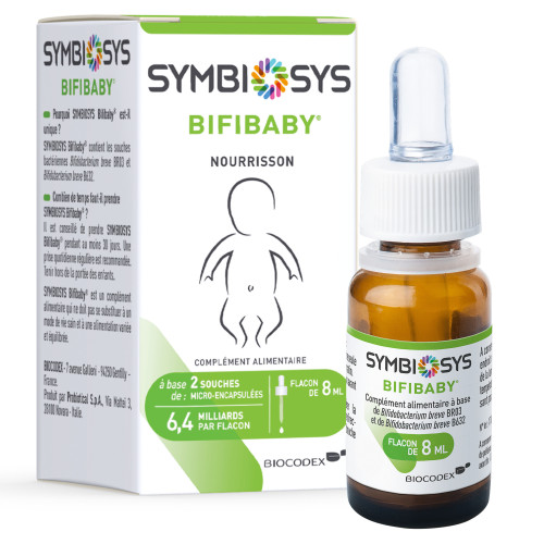 Biocodex Symbiosys Bifibaby 8mL - Equilibre et Bien-être Nourrisson