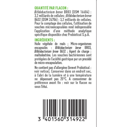 Biocodex Symbiosys Bifibaby 8mL - Equilibre et Bien-être Nourrisson