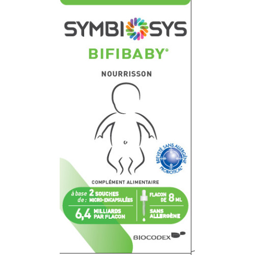 Biocodex Symbiosys Bifibaby 8mL - Equilibre et Bien-être Nourrisson