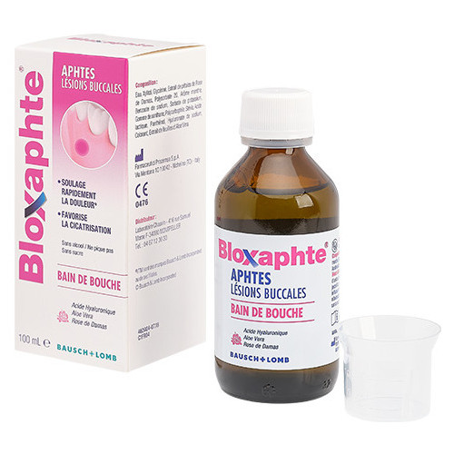 Bausch & Lomb Bloxaphte 100ml - Soulage et cicatrise aphtes