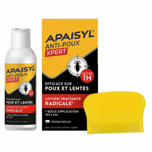 Apaisyl Xpert Poux & Lentes 100ml - Elimination Totale