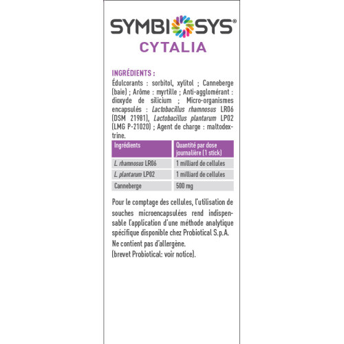 Biocodex Symbiosys Cytalia 30 Sticks - Equilibre Urinaire