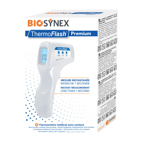 BIOSYNEX Thermoflash Premium 1 - Mesure Instantanée Sans Contact