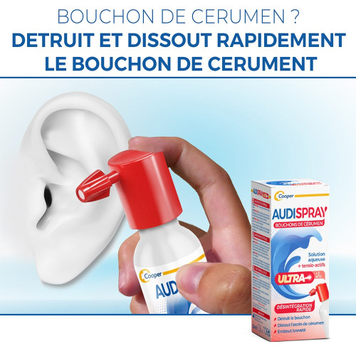 Audispray 20ml - Nettoyage Oreilles Efficace Parapharmacie