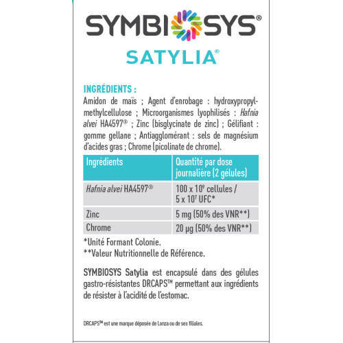 BIOCODEX Symbiosis Satylia Chrome Zinc 60 gélules